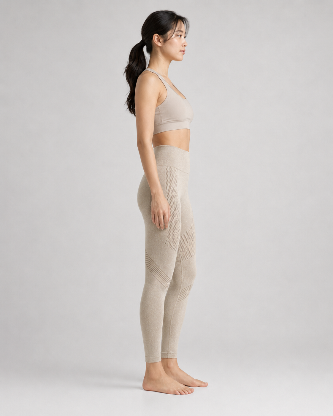 S1 Leggingsit scrunch-mutoilulla