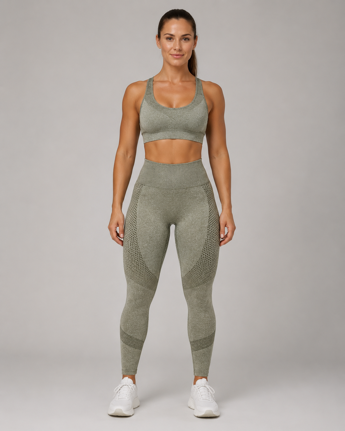 S1 Leggingsit scrunch-mutoilulla