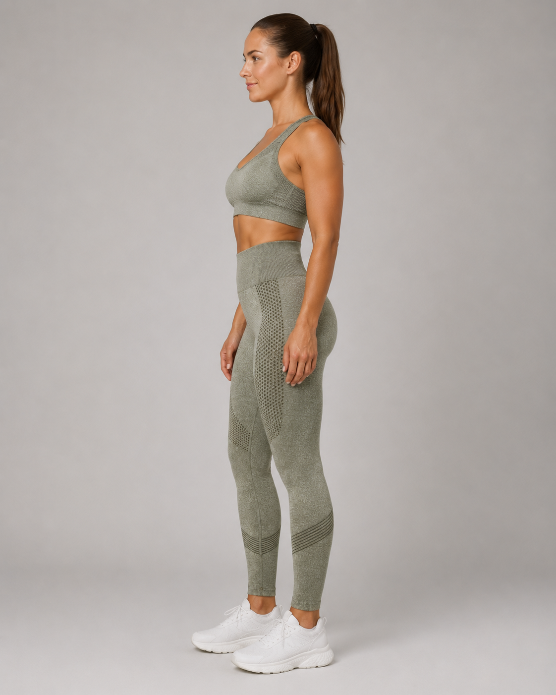 S1 Leggingsit scrunch-mutoilulla