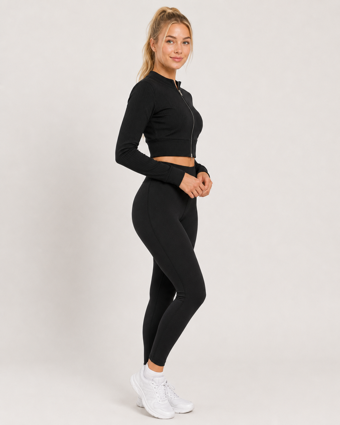 S2 Vetoketjullinen crop takki