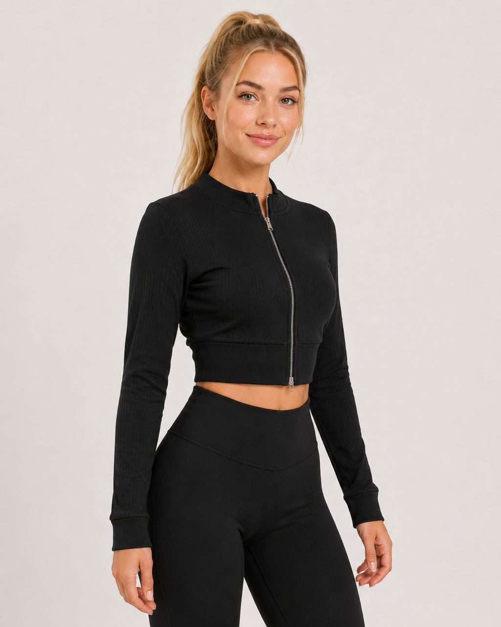 S2 Vetoketjullinen crop takki